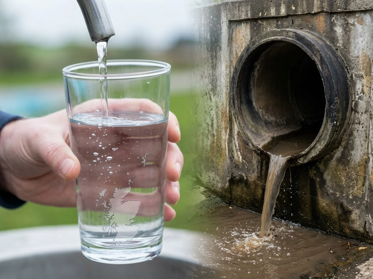 Scotland public water model versus England privatisation crisis comparison