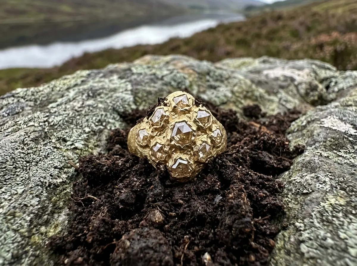 Scottish contemporary jewellery gold pearls Edinburgh makers