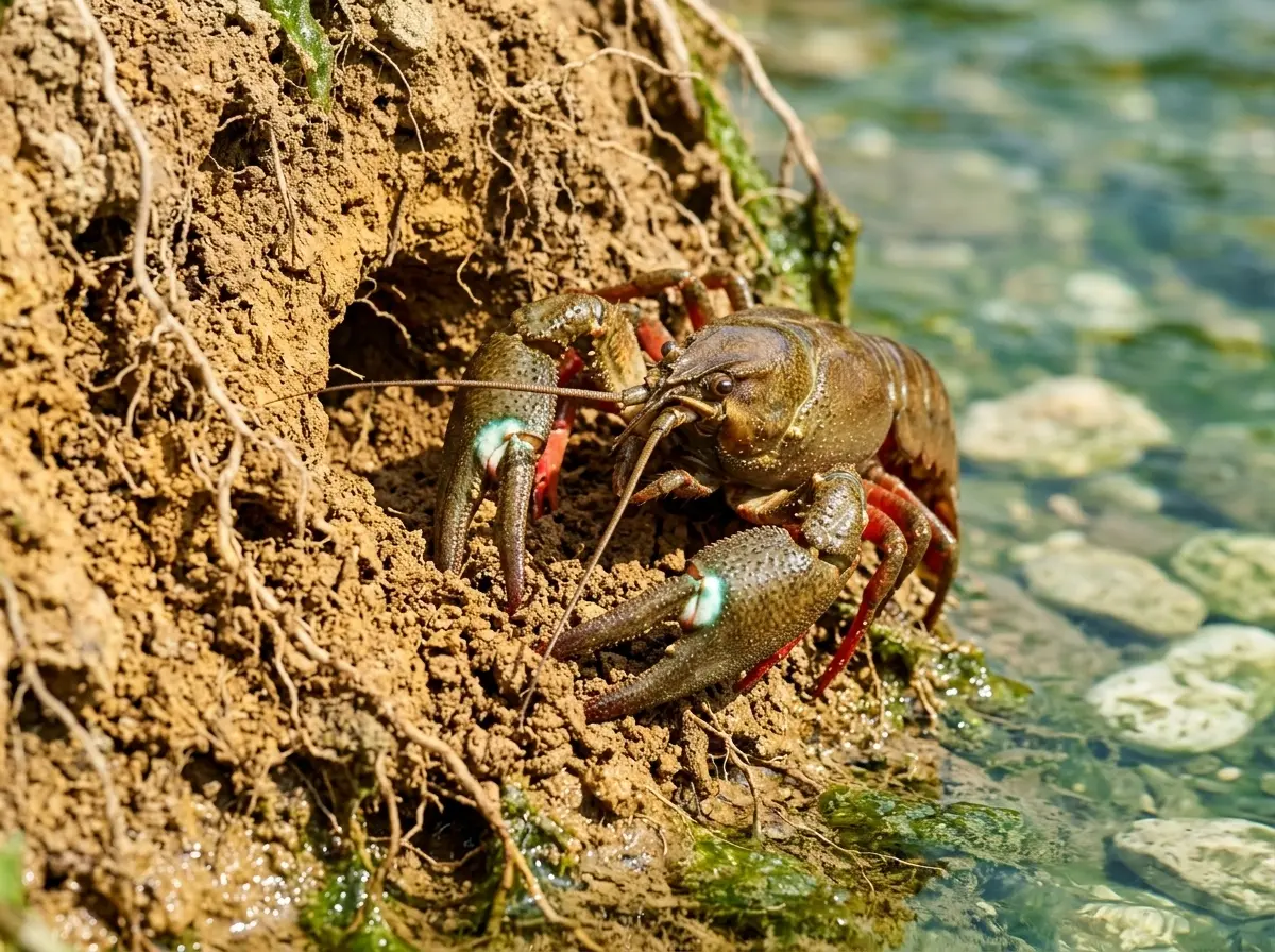 signal crayfish invasion UK rivers native white-clawed plague