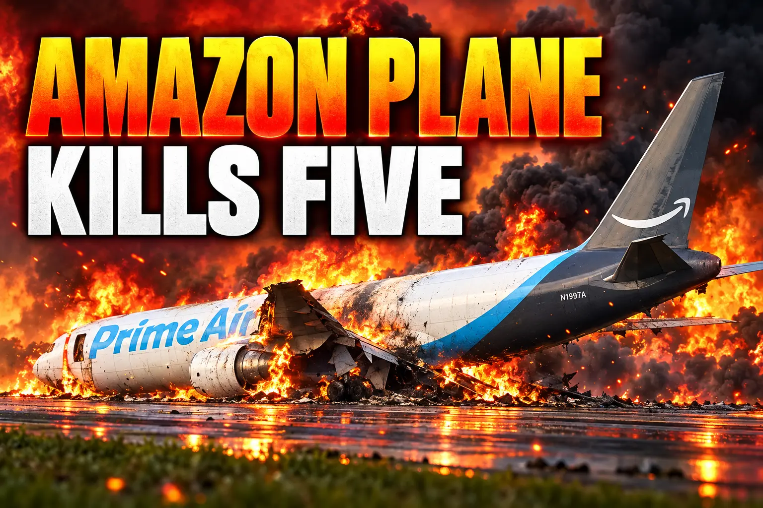 Amazon Prime Air 767 kills five Miami road