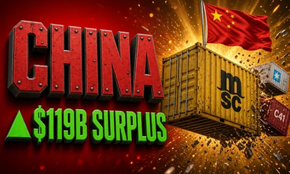 China August $119 billion trade surplus G20 isolation