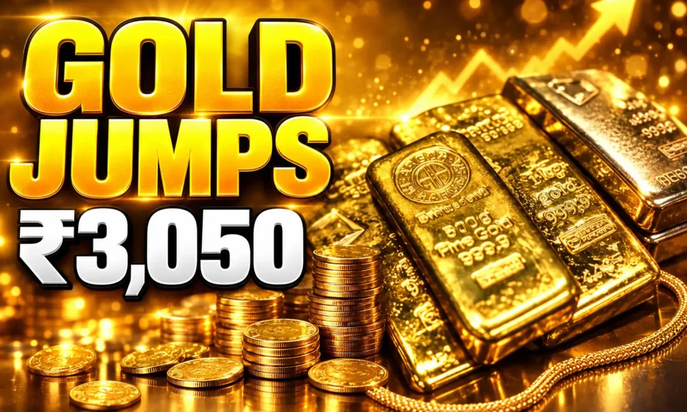 Hyderabad 22-carat gold jumps ₹3050 per 10 grams