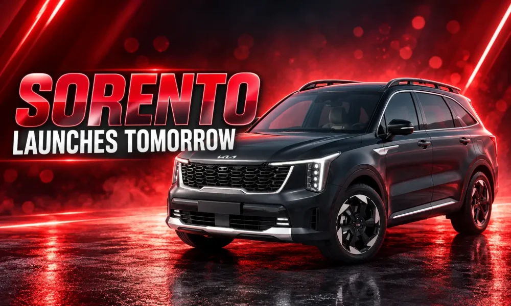 Kia Sorento India launch tomorrow premiere