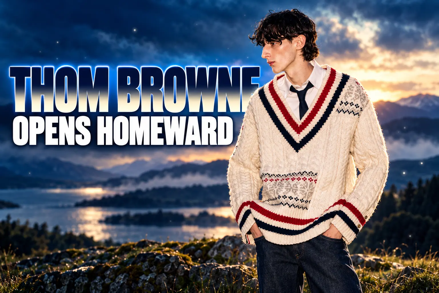 Thom Browne Homeward campaign Birnam farm 2026