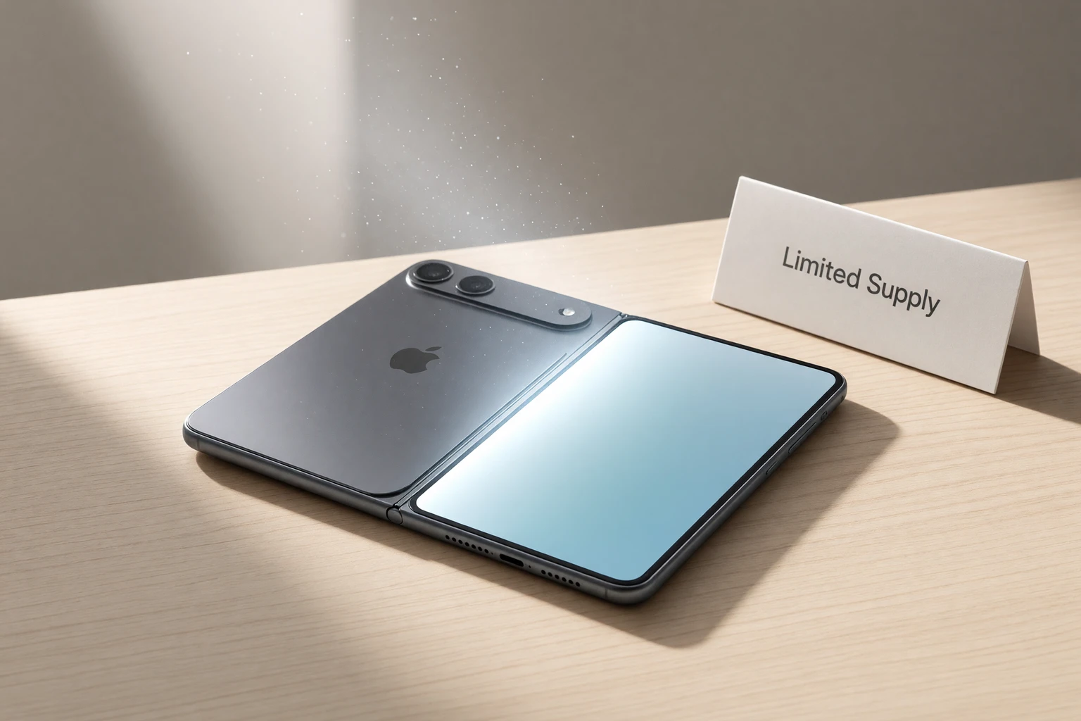 Apple first foldable iPhone limited launch supply