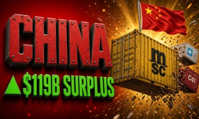 China August $119 billion trade surplus G20 isolation