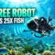 CUREE robot finds 25 times more fish pillar