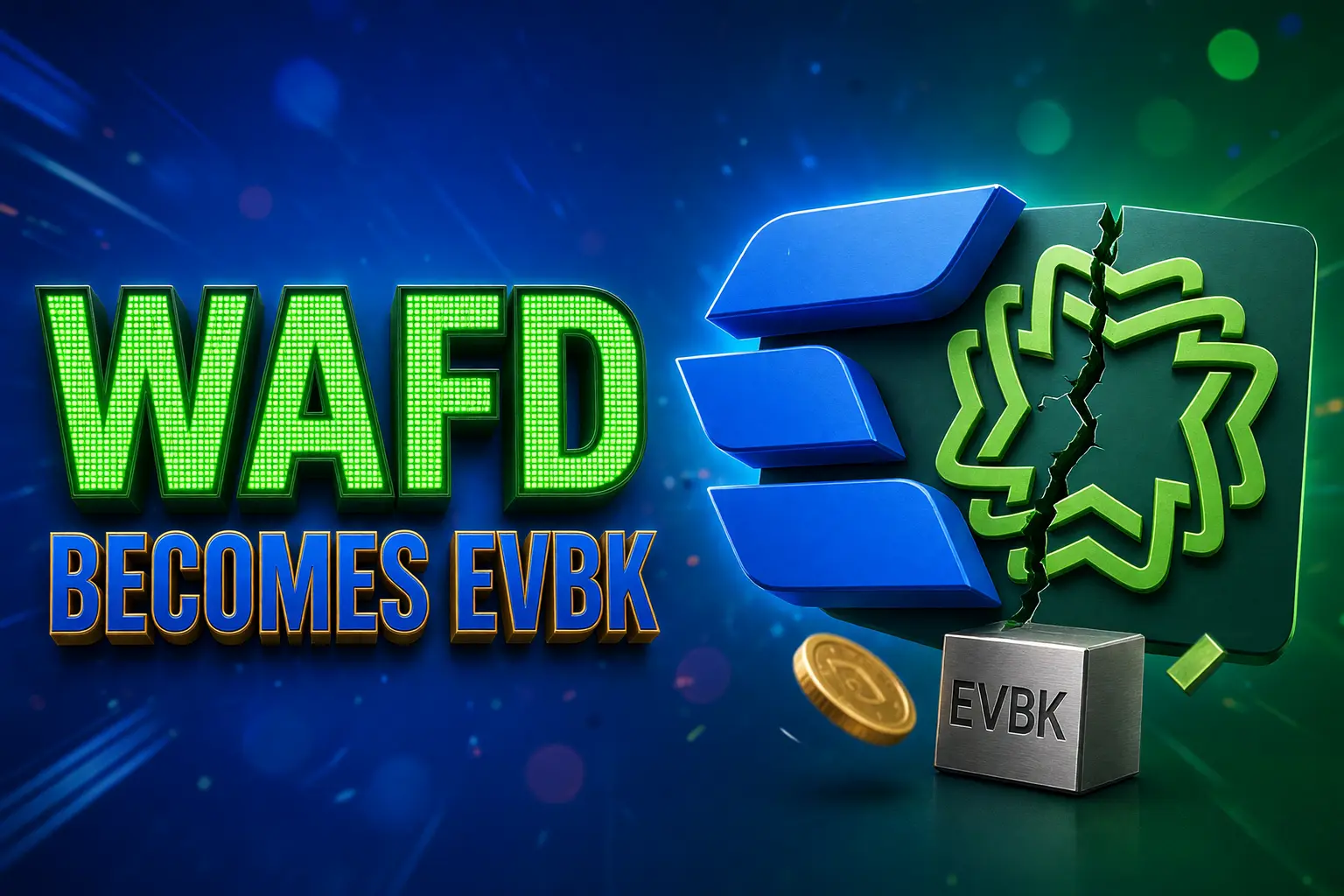 EverBank WaFd reverse merger $75 billion bank