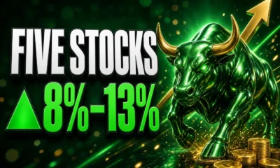 five stocks to buy September 4 8% 13% targets