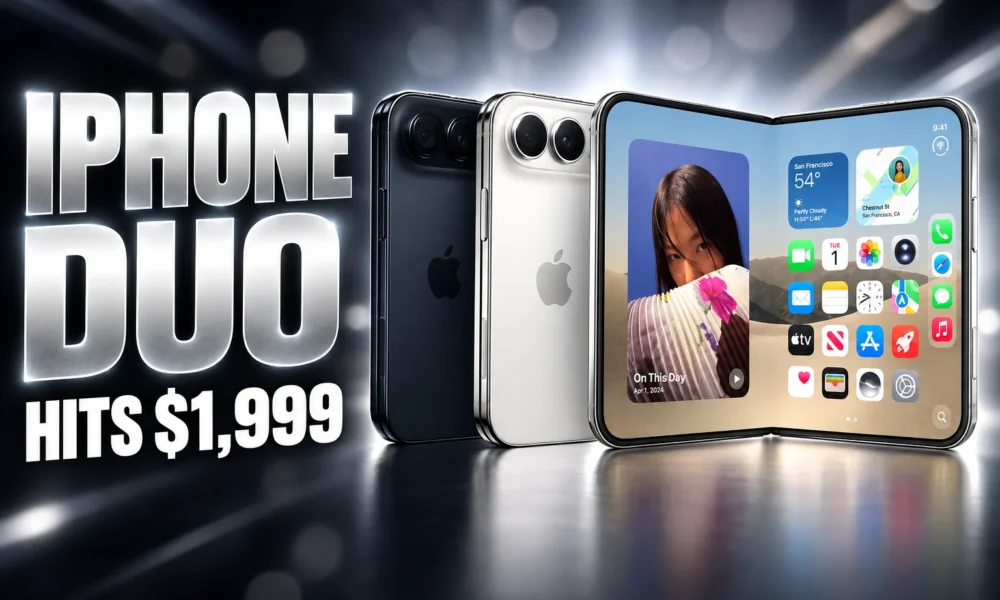 iPhone Duo foldable price October launch date