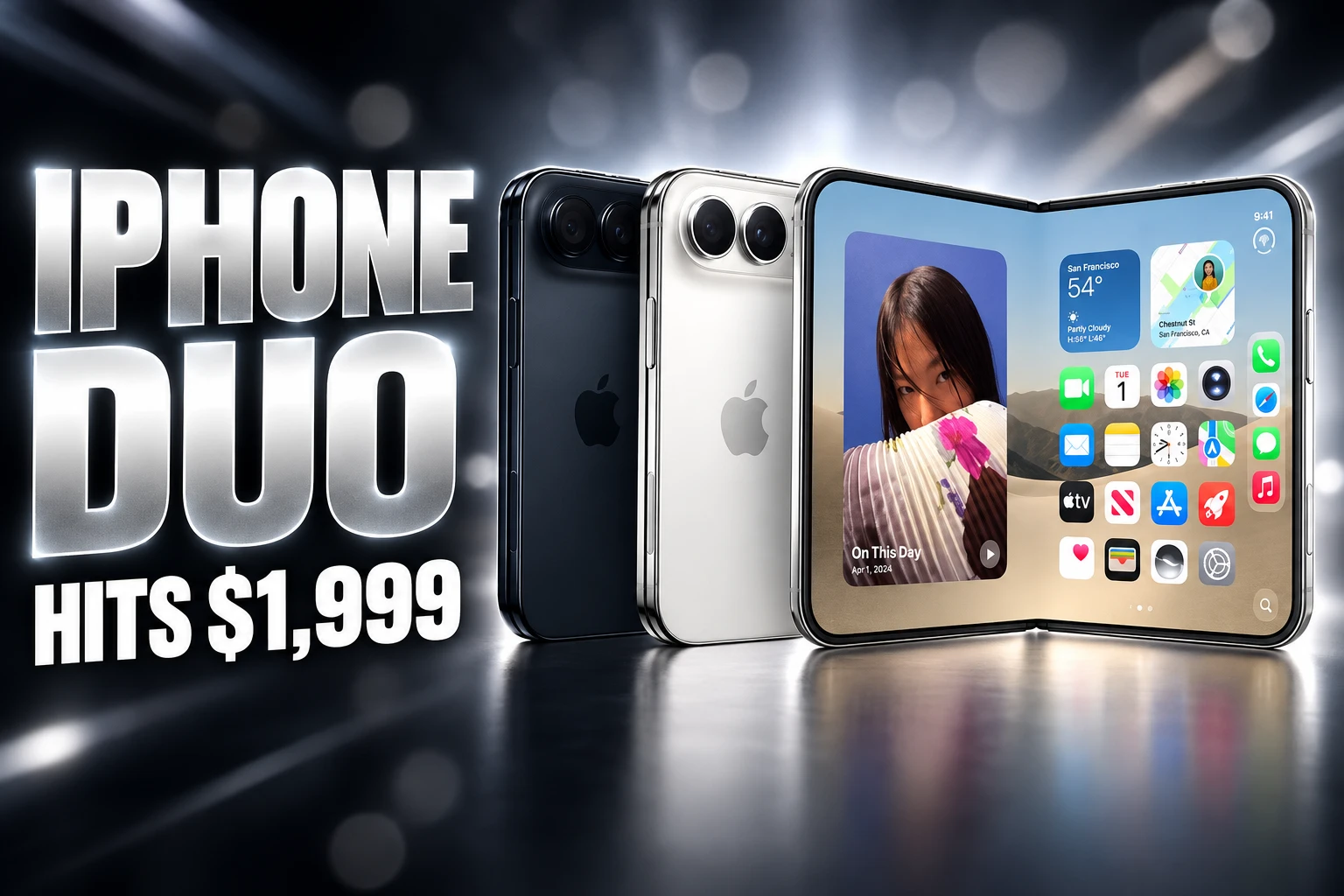 iPhone Duo foldable price October launch date