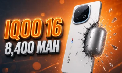 iQOO 16 8400 mAh 100W charging leak lock
