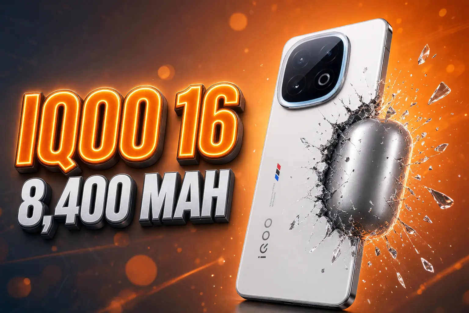 iQOO 16 8400 mAh 100W charging leak lock