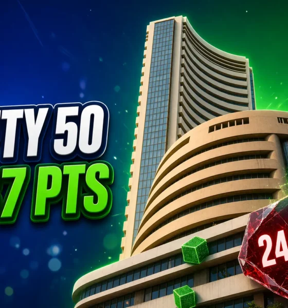 Nifty 50 opened 23910 Friday 37 point gap
