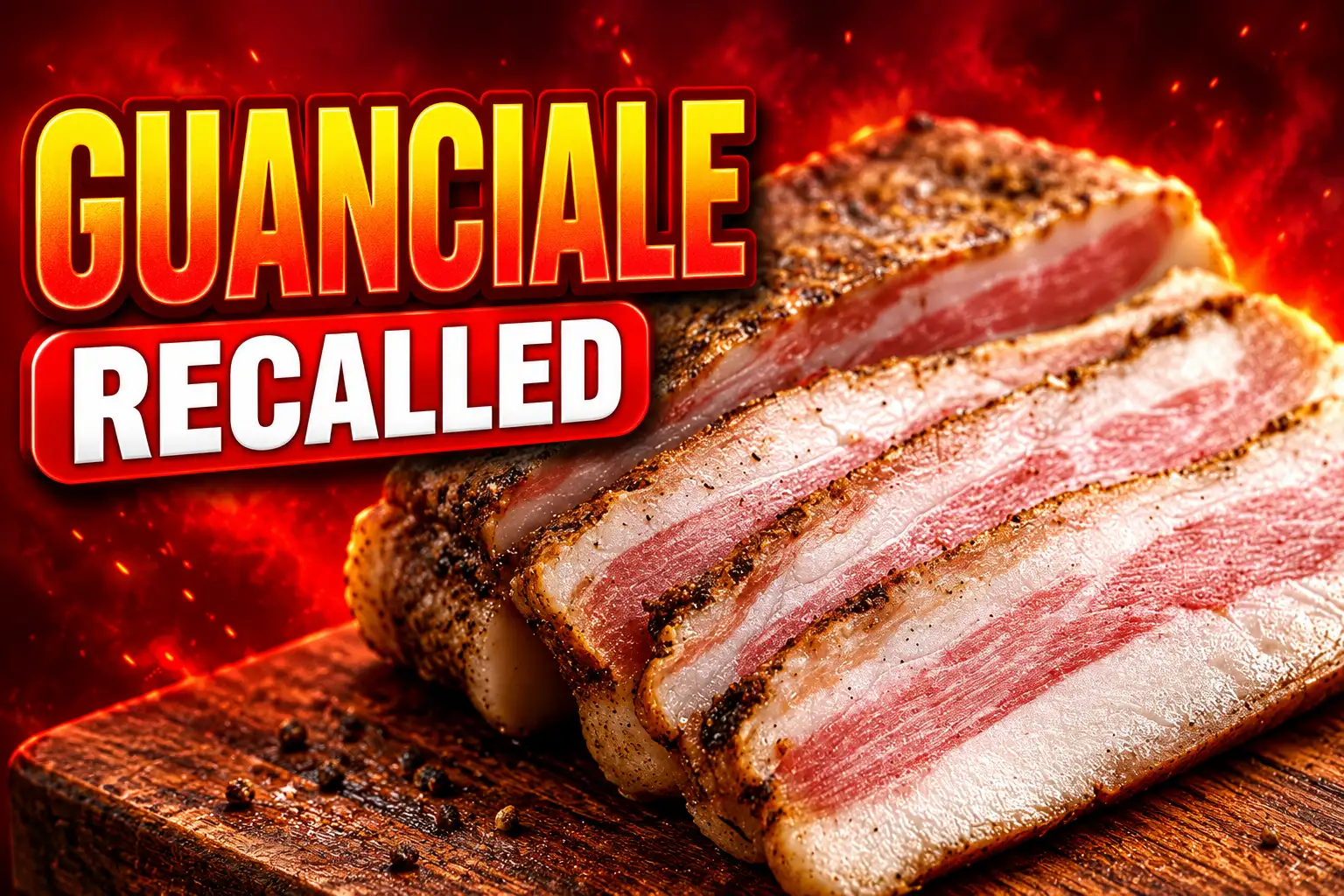 Ferrarini guanciale Listeria recall 1513 pounds