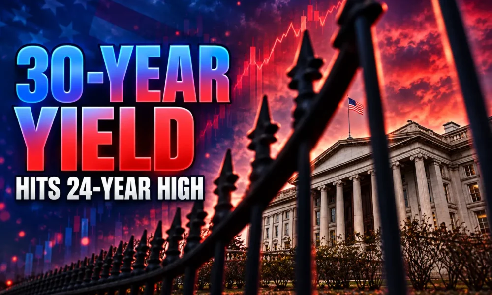 30-year Treasury yield 24-year high after PCE