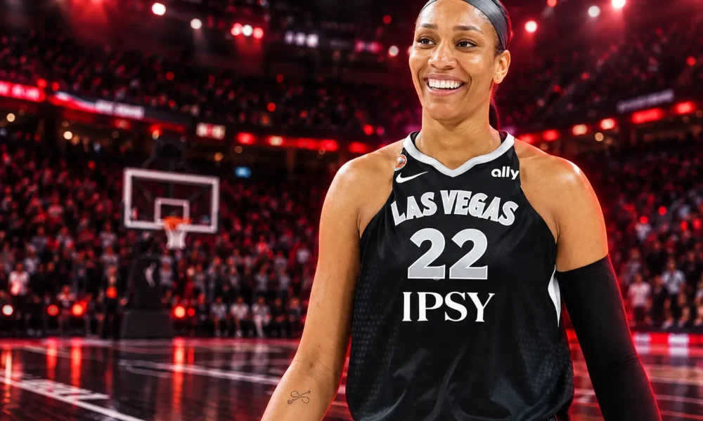 Aja Wilson 36 points ends Clark season