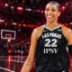 Aja Wilson 36 points ends Clark season