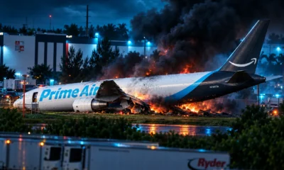 Amazon cargo plane kills five Miami road