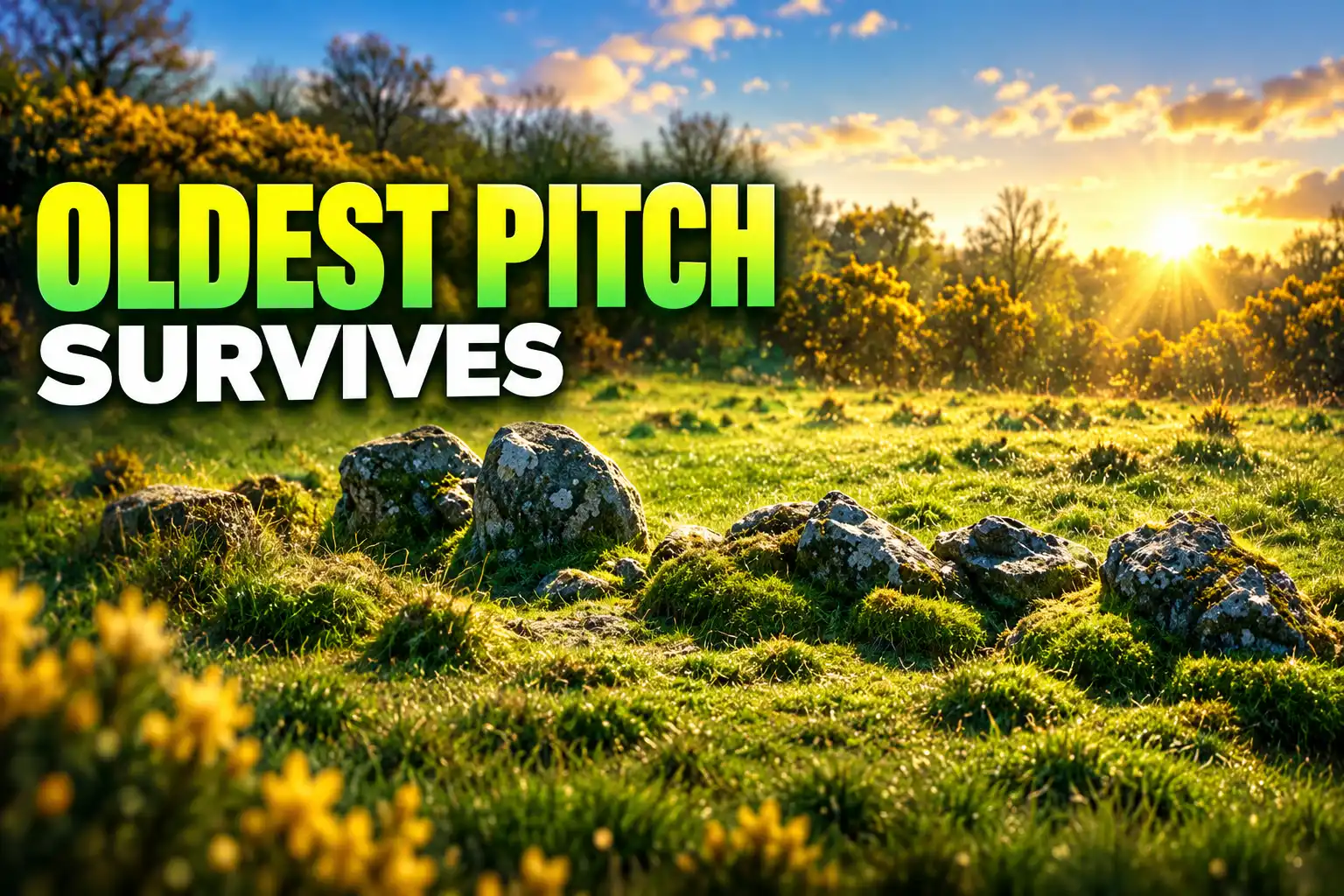 Anwoth Mossrobin oldest football pitch stones 1600s