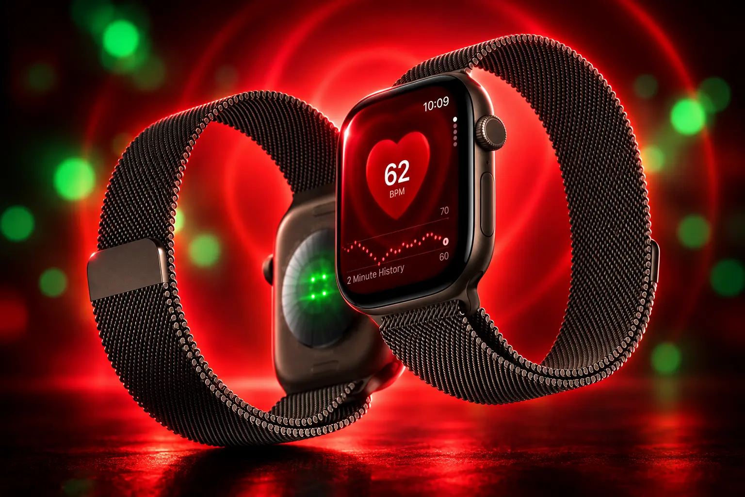 Apple Watch Series 12 Health Sensing System heart sensor