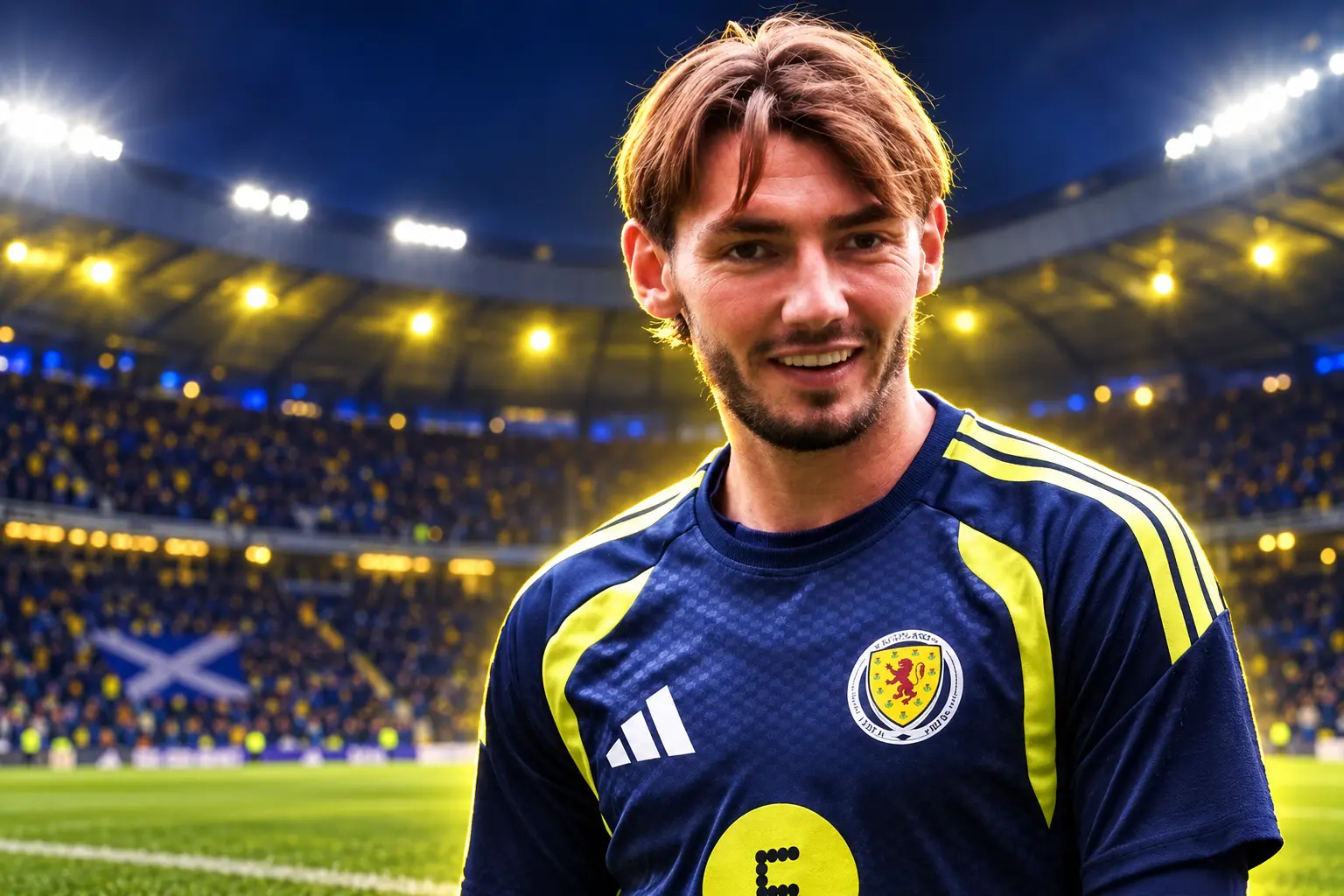 Billy Gilmour 50th Scotland cap Slovenia