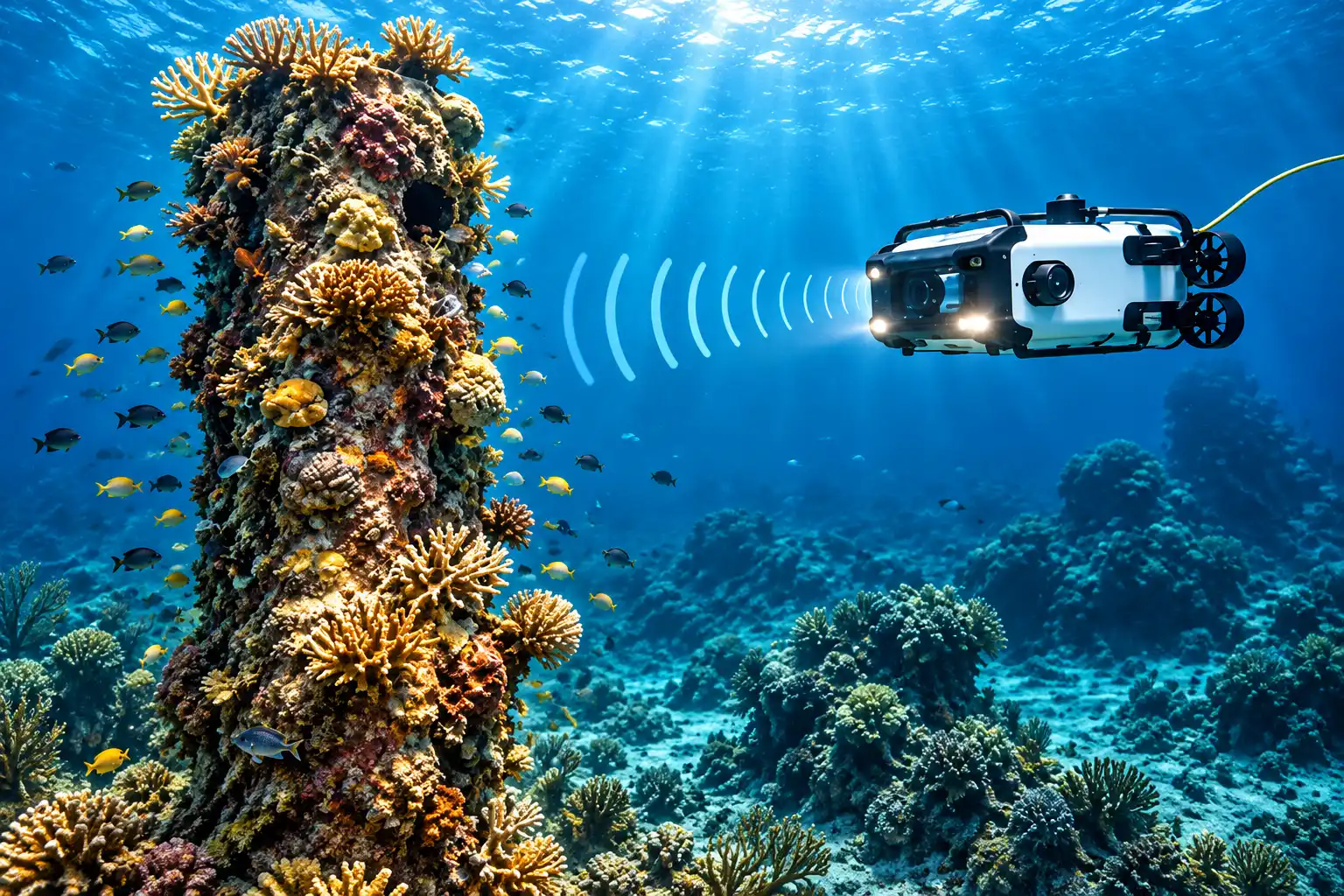 CUREE robot finds 25 times more fish pillar