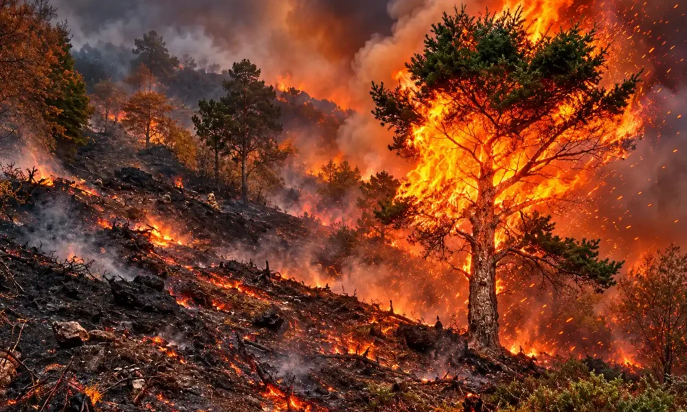 Cairngorms wildfire 36-hour wait for helicopters