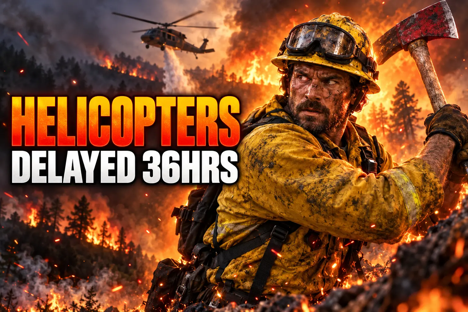Cairngorms wildfire 36 hour helicopter delay