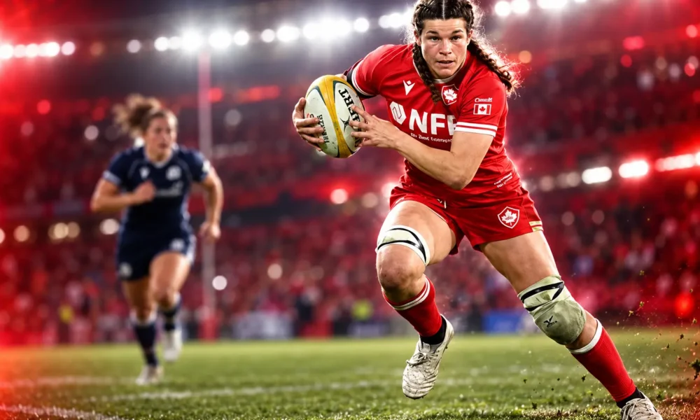 Canada beat Scotland 64-26 Sophie de Goede benched