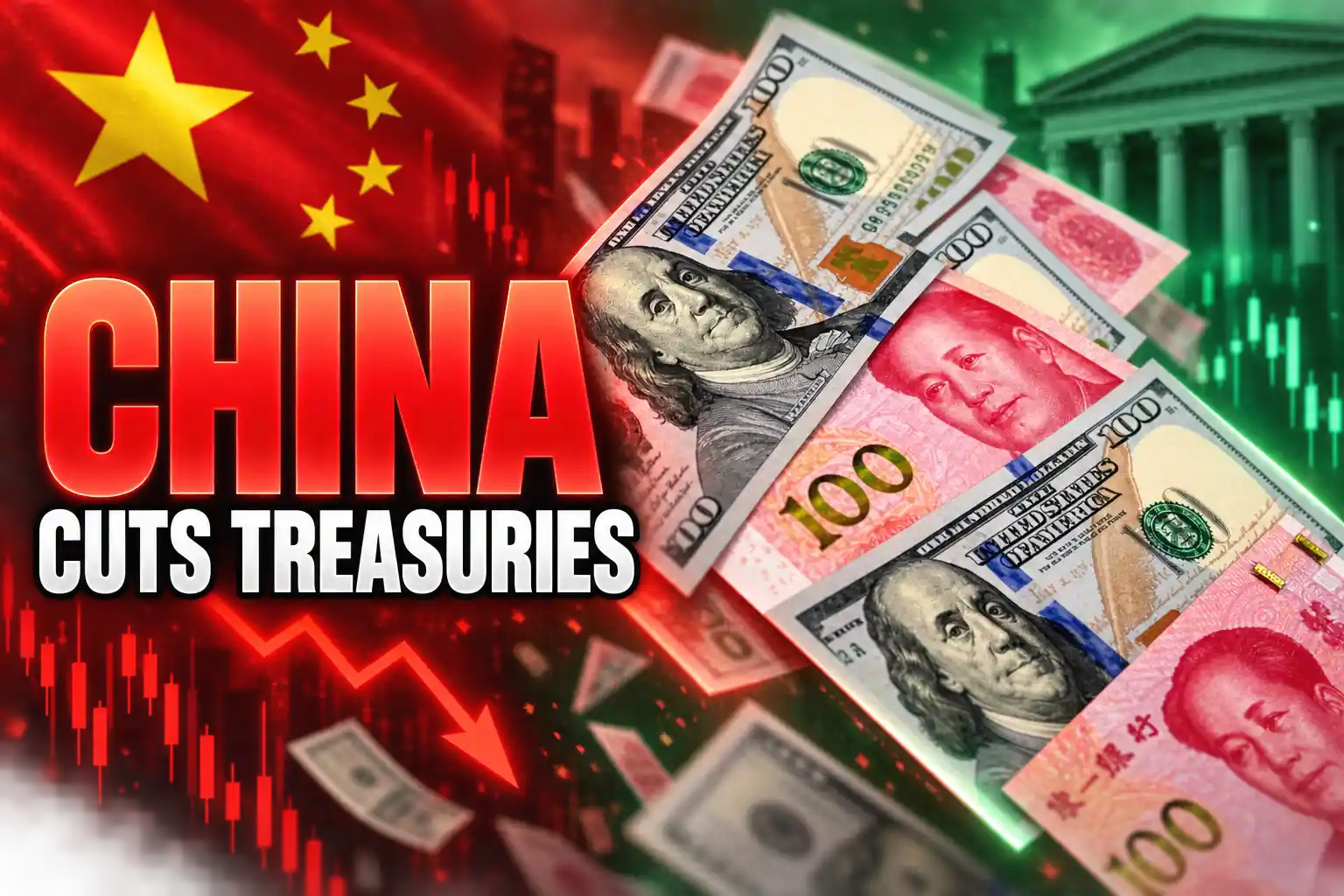 China cuts US Treasuries March 2026 continued selling
