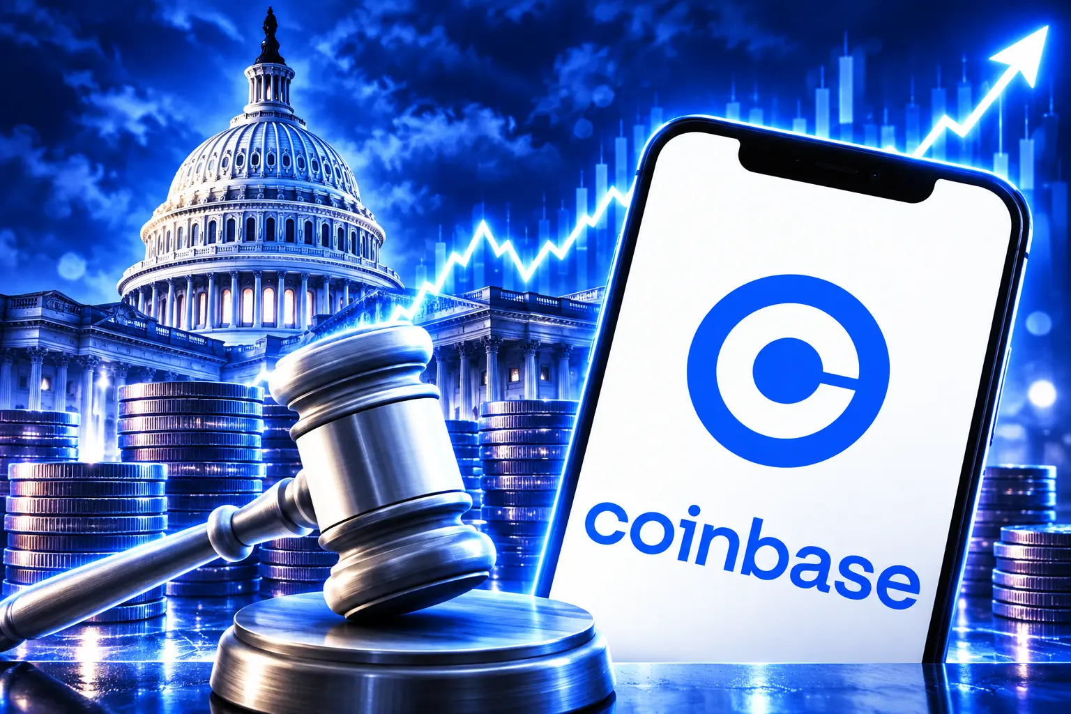 Coinbase stablecoin rewards after Clarity Act failure