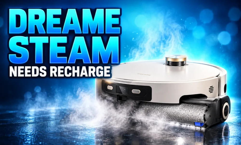 Dreame Aqua20 steam robot 40 minute runtime limit