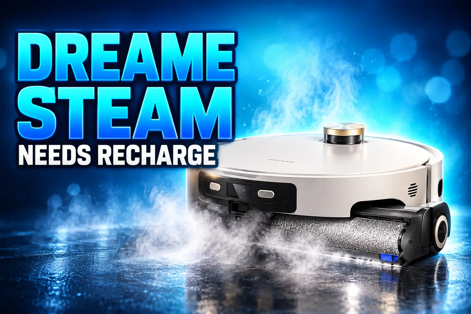 Dreame Aqua20 steam robot 40 minute runtime limit