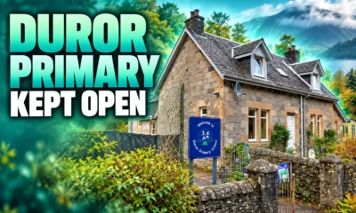 Duror Primary School two pupils kept open