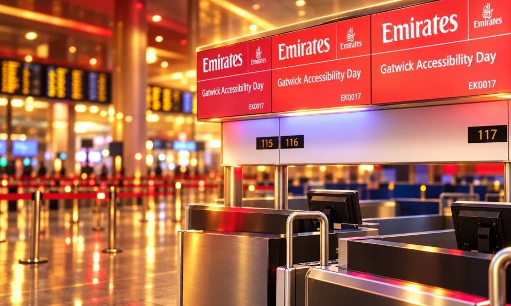 Emirates autism travel rehearsal Glasgow Airport