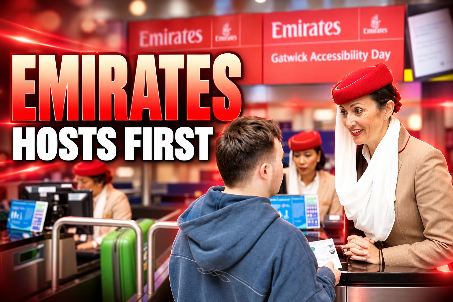 Emirates first autism travel rehearsal Glasgow Airport 2026
