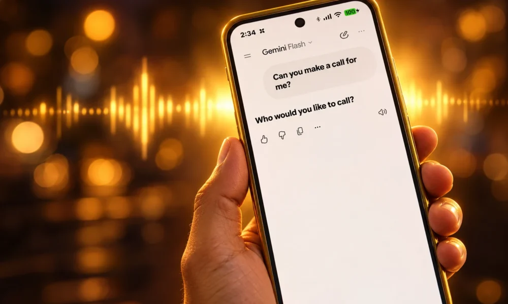 Gemini Call for Me sample prompt call Mom