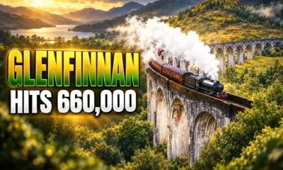 Glenfinnan viaduct 660000 visitors 2025 crush
