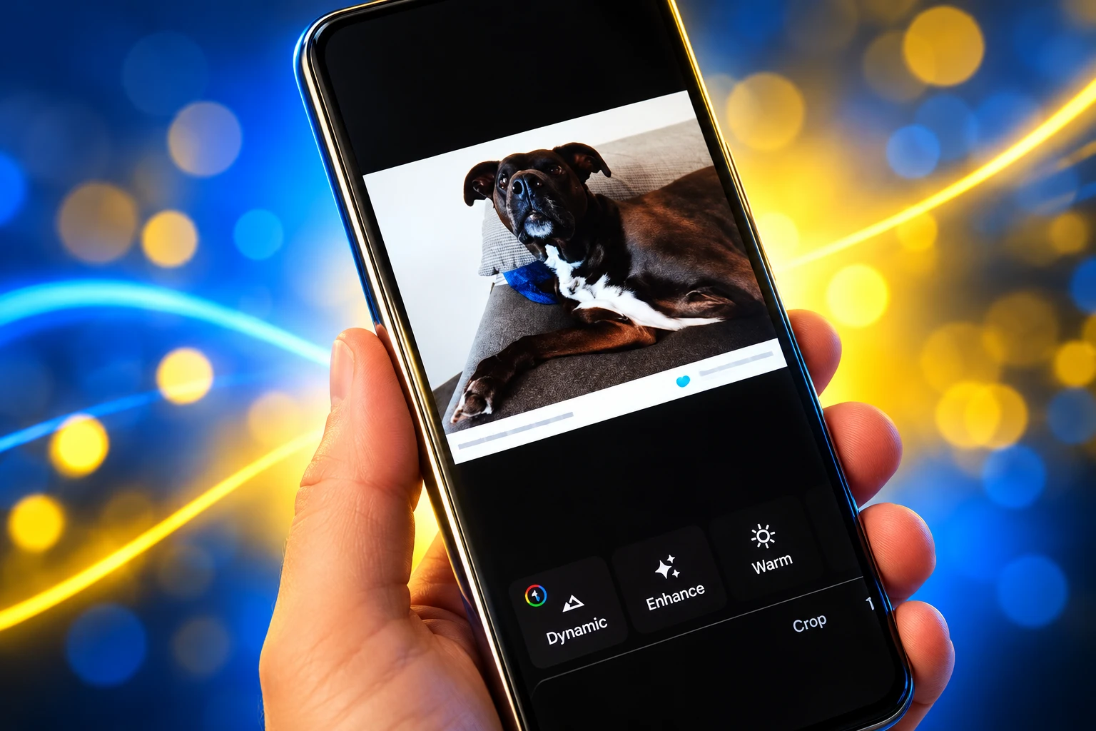 Google Photos tests brush slider 7.92