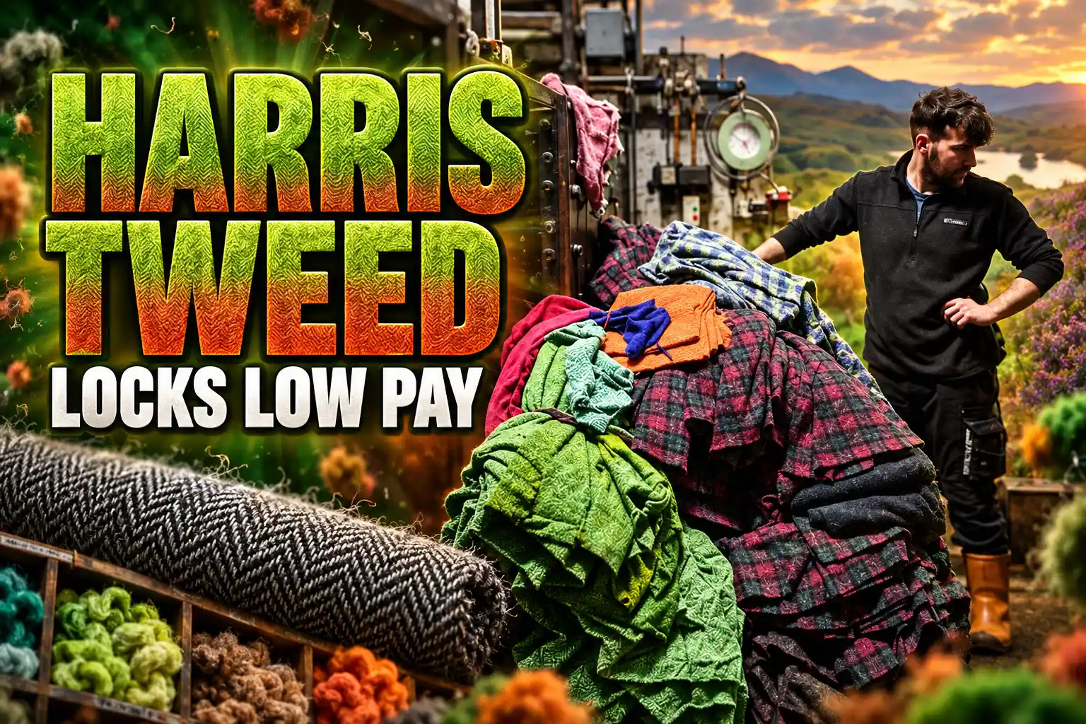 Harris Tweed 1993 Act locks weavers low pay