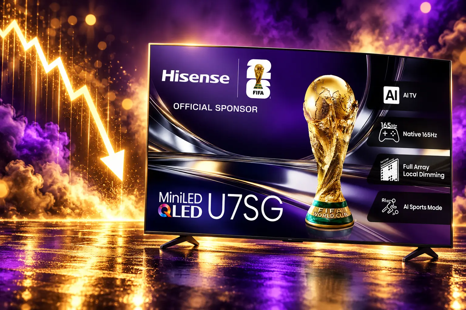 Hisense 75-inch U7SG half off Prime Day