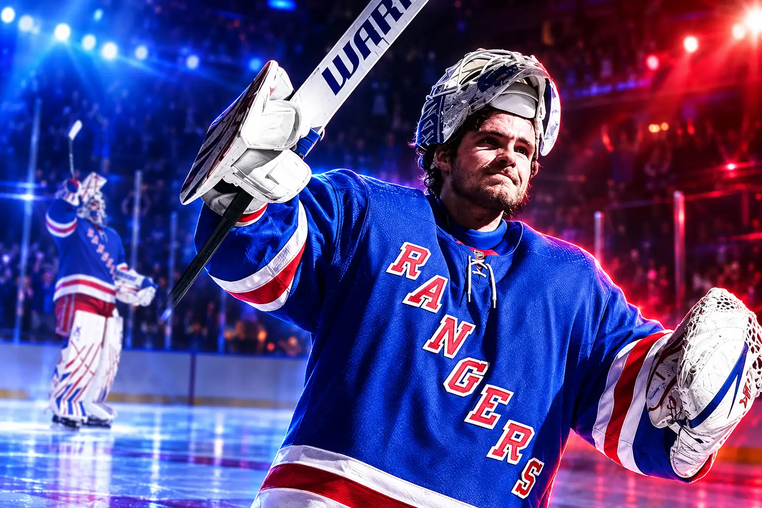 Shesterkin scores first Rangers goalie goal