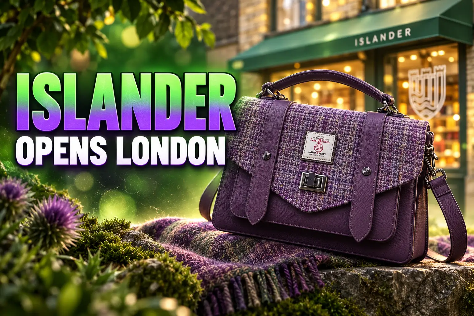 Islander Covent Garden Harris Tweed workshop opening
