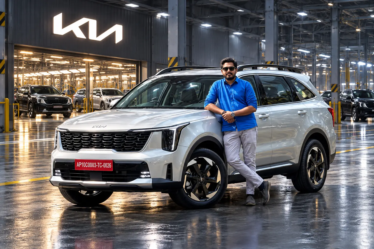 Kia Sorento India hybrid AWD three row SUV