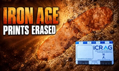 Iron Age footprints Lunan Bay storm erased