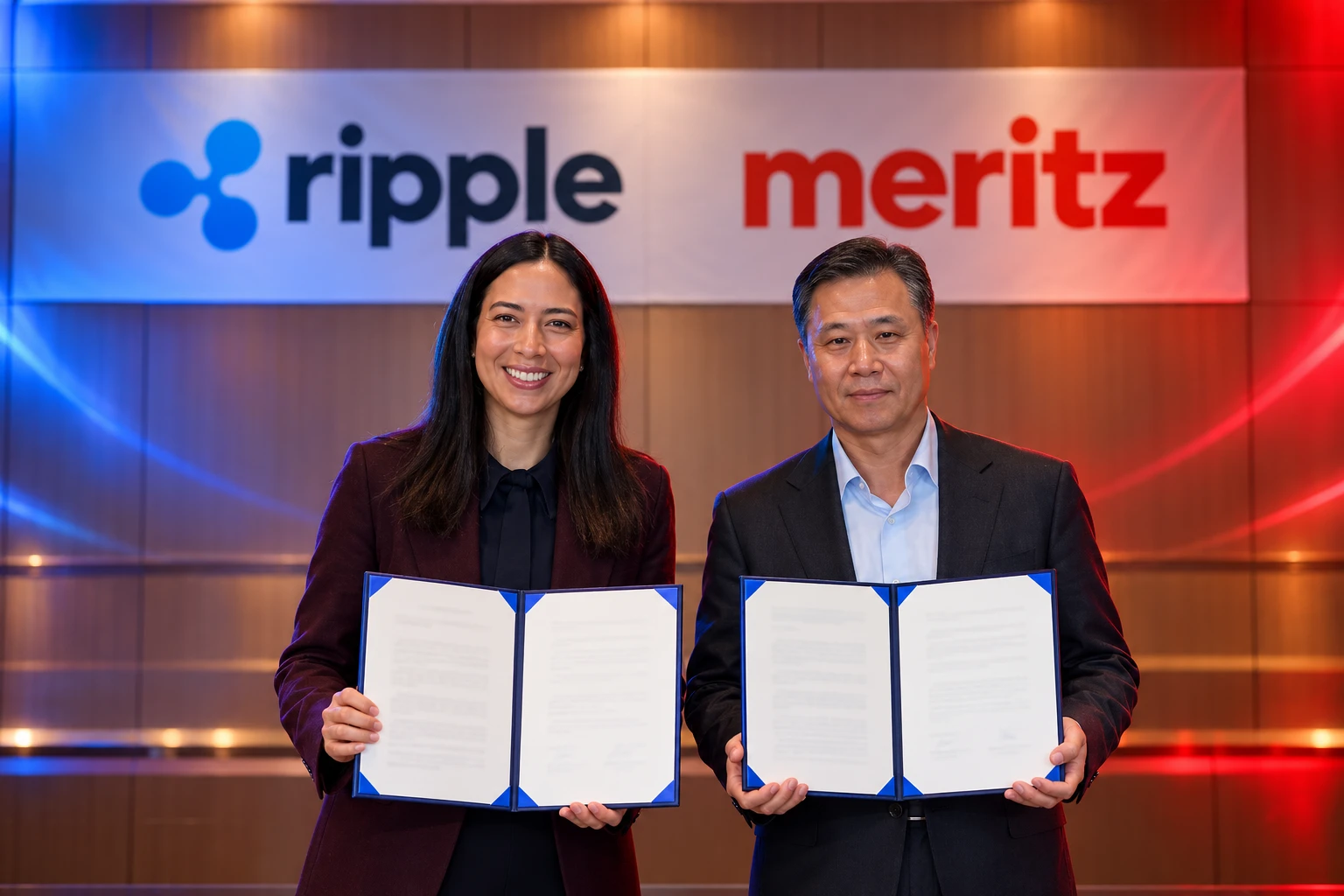 Meritz Ripple custody tokenization signing Seoul