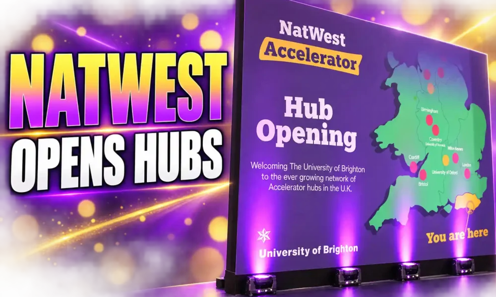 NatWest Accelerator university campus hubs 2026 expansion