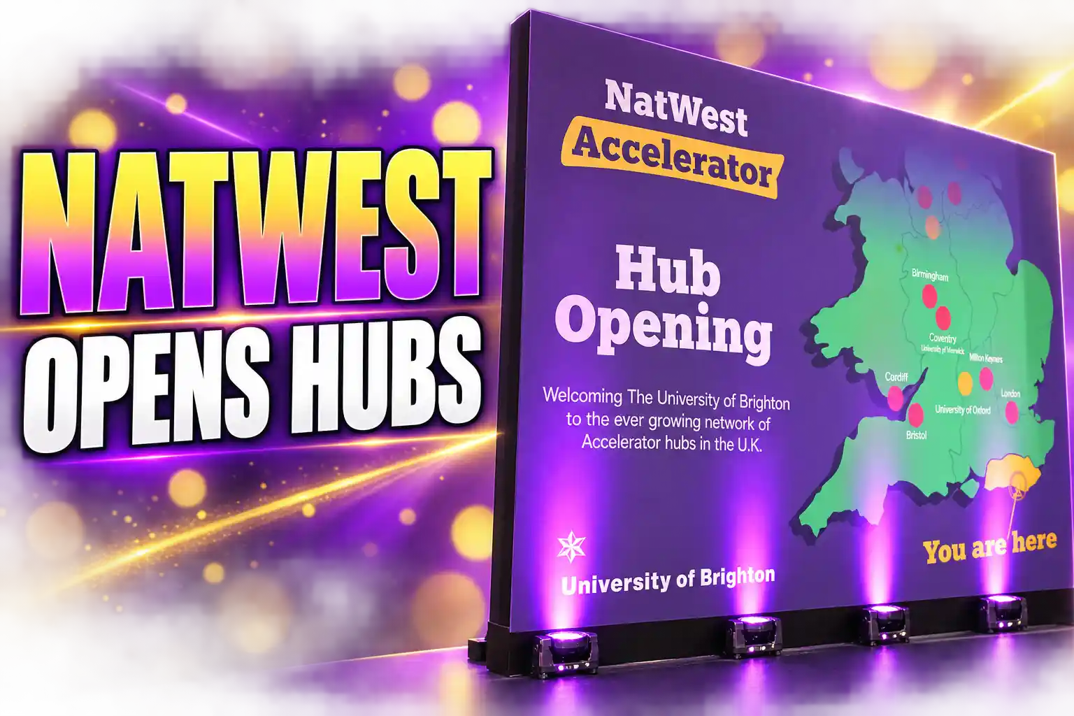 NatWest Accelerator university campus hubs 2026 expansion