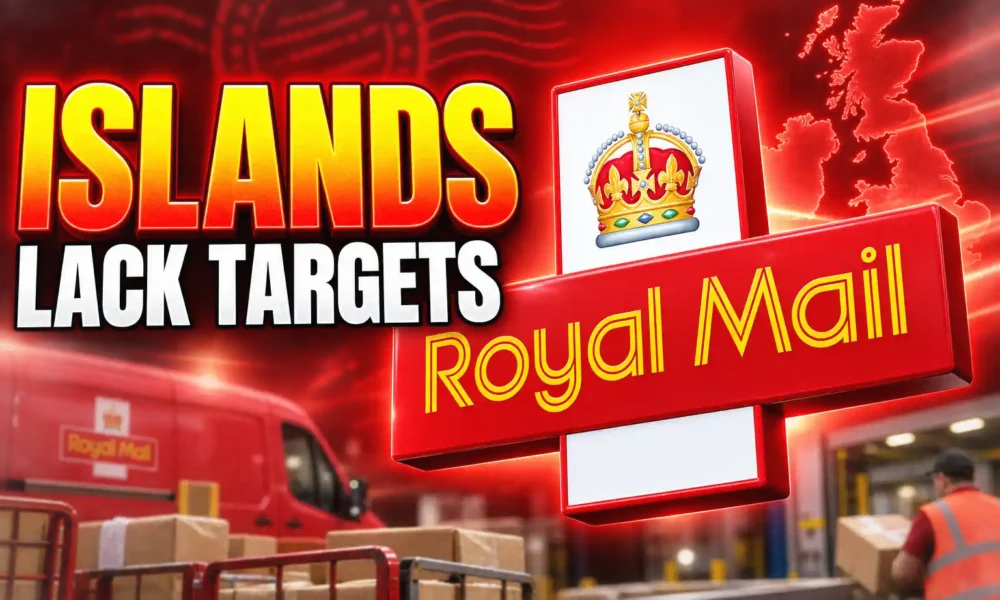 Ofcom Royal Mail island postal quality targets Scotland